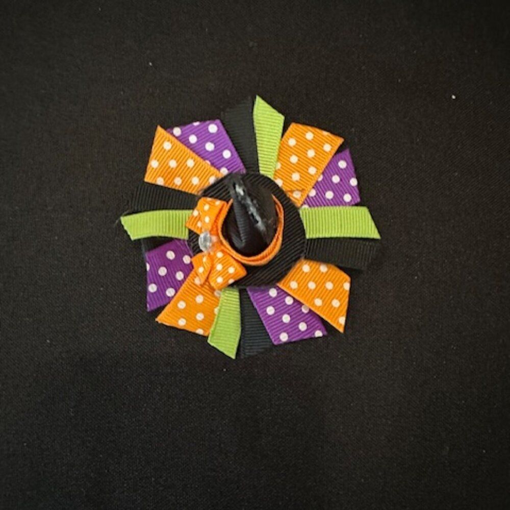 ****   Witches Hat Sculpture Hair Clip  5B1759  Handmade NWT Boutique